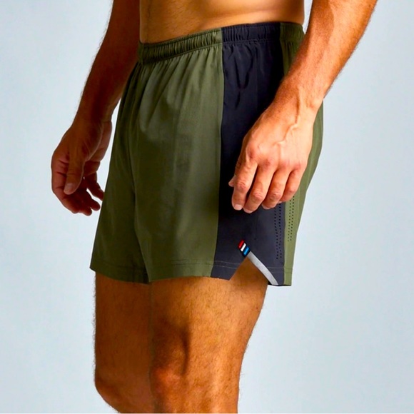 FOURLAPS - Mens XXL, Extend Short, 5”, Army Green and Black - Picture 1 of 14